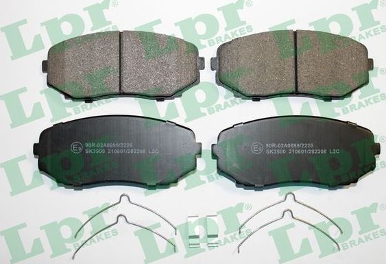 Тормозные колодки LPR. Артикул 05P2208