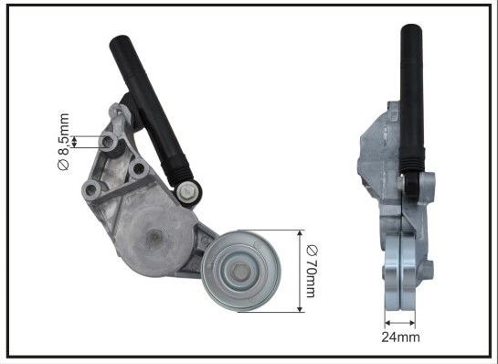Натяжной ролик (натяжитель) приводного ремня Caffaro. Артикул 106698SP