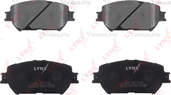 Тормозные колодки LYNXauto передние для Lexus ES III 2001-2004. Артикул BD-7522
