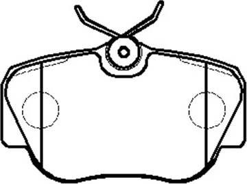 Тормозные колодки HSB. Артикул HP5180