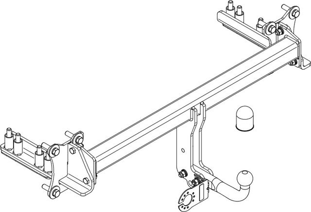 Фаркоп Steinhof для Land Rover Range Rover Velar (L560), вкл. R-Dynamic 2017-2026. Артикул L-118