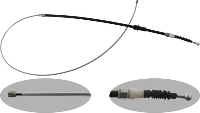 Трос ручника (тросик ручного тормоза) Febi Bilstein задний для Volkswagen Caddy III 2004-2015. Артикул 37218