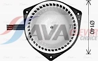 Вентилятор, мотор печки (отопителя) салона AVA. Артикул PE8428