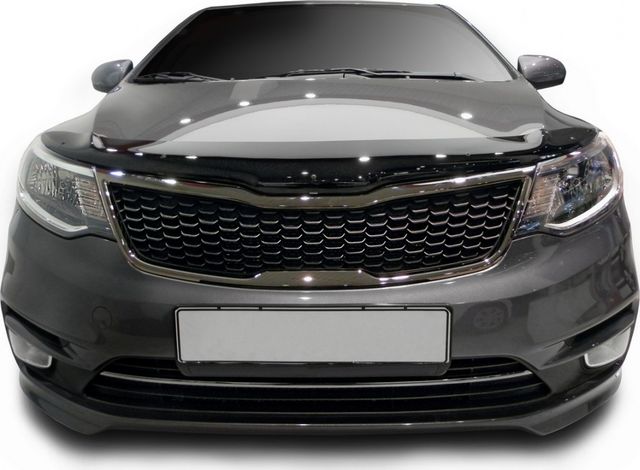Дефлектор SIM для капота Kia Rio III седан 2011-2017. Артикул SKIRIO1112