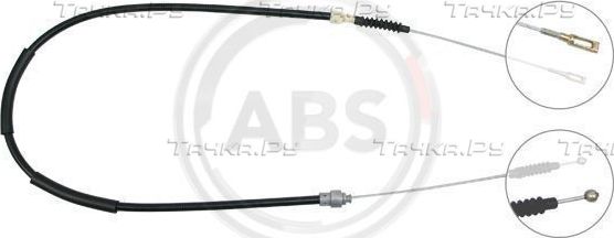 Трос ручника (тросик ручного тормоза) ABS. Артикул K10056