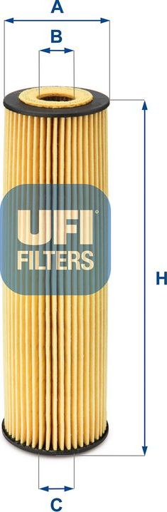 Масляный фильтр UFI. Артикул 25.050.00