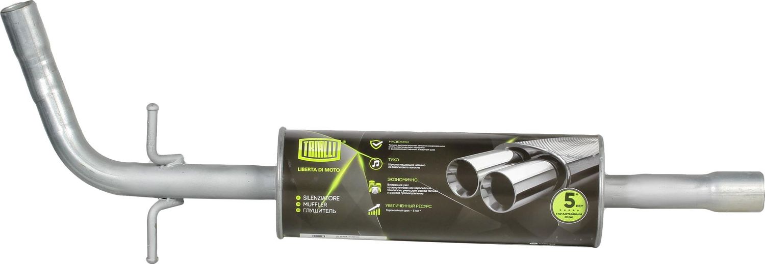 Глушитель (средняя часть) Trialli. Артикул EAM 1805