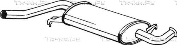 Глушитель Bosal для Audi 100 IV (C4) 1990-1994. Артикул 105-971