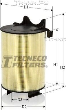 Воздушный фильтр  Tecneco Filters для SEAT Leon I 2005-2006. Артикул AR9800