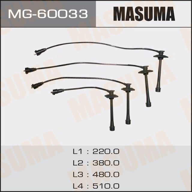 Высоковольтные провода (провода зажигания) (комплект) Masuma. Артикул MG-60033