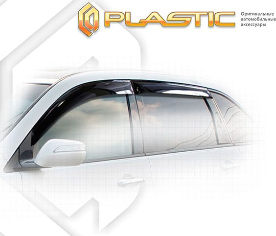 Дефлекторы СА Пластик для окон (Classic полупрозрачный) Acura MDX II 2006-2009. Артикул 2010030307206
