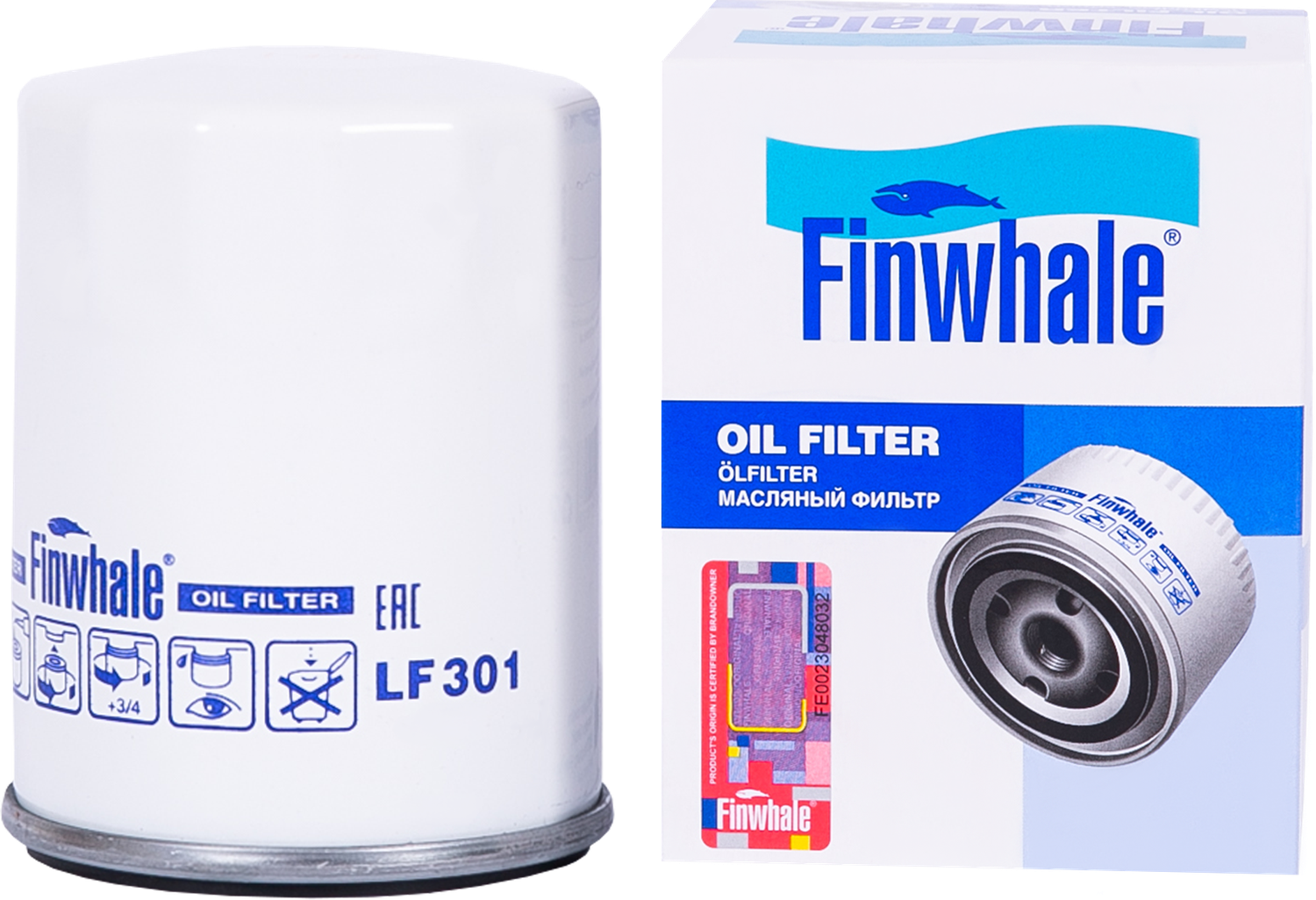 Масляный фильтр Finwhale для Renault Espace IV 2002-2014. Артикул LF301