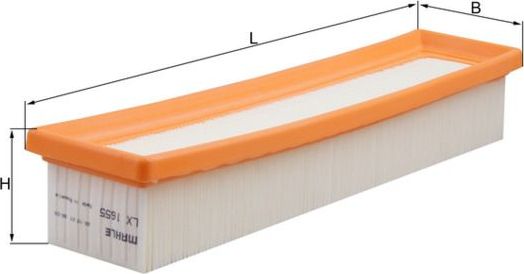 Воздушный фильтр Mahle-Knecht. Артикул LX 1655