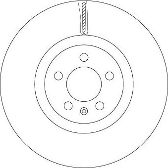 Тормозной диск TRW TRW SINGLE. Артикул DF6983S