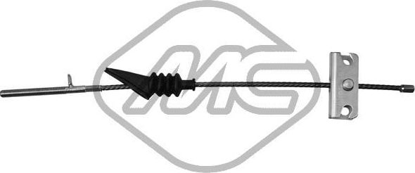 Трос ручника (тросик ручного тормоза) Metalcaucho. Артикул 81412