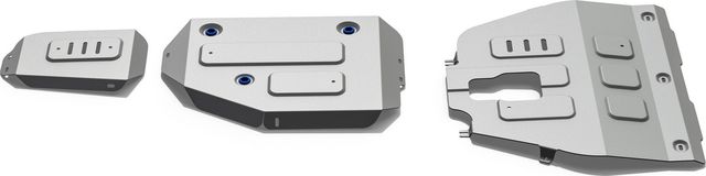 Защита алюминиевая Rival для картера, КПП, топливного бака и редуктора Kia Sorento IV 4WD 2020-2026. Артикул K333.2853.1