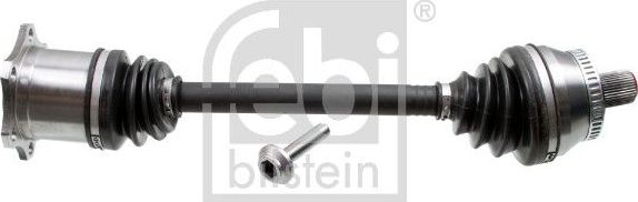 Полуось (привод в сборе, приводной вал) Febi Bilstein передняя правая/левая для Audi A4 III (B7) 2002-2009. Артикул 180774