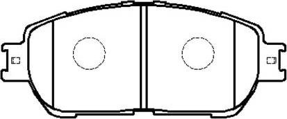 Тормозные колодки HSB. Артикул HP5054