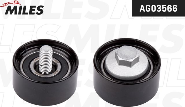 Ролик ремня приводного KIA PICANTO 1.0/1.1 11- (Miles). Артикул AG03566