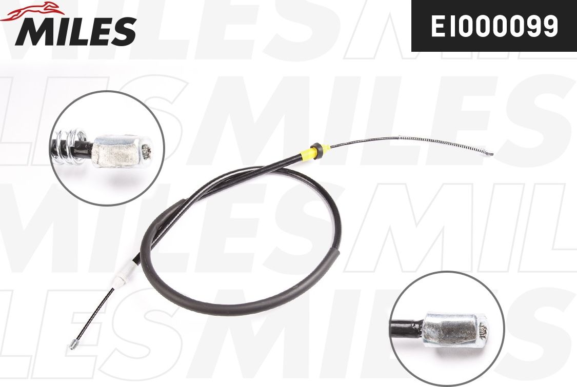 Трос ручника (тросик ручного тормоза) Miles. Артикул EI000099