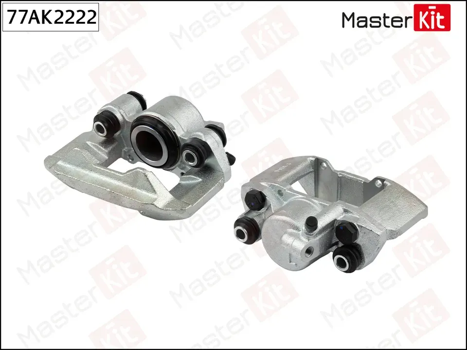 Суппорт тормозной MITSUBISHI PAJERO SPORT 98- зад.лев. (Master KIT). Артикул 77AK2222