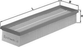 Воздушный фильтр Mahle. Артикул LX 617