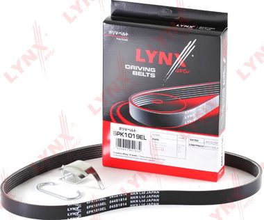 Приводной ремень поликлиновой LYNXauto ELASTIC. Артикул 6PK1019EL