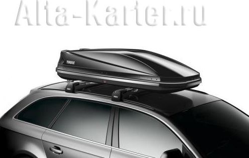 Автомобильный бокс Thule Touring 780 Anthracite, черный матовый с двухсторонним открытием, размеры 198x78x45 см. Артикул 634804
