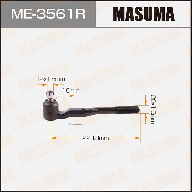 Наконечник рулевой тяги Masuma. Артикул ME-3561R