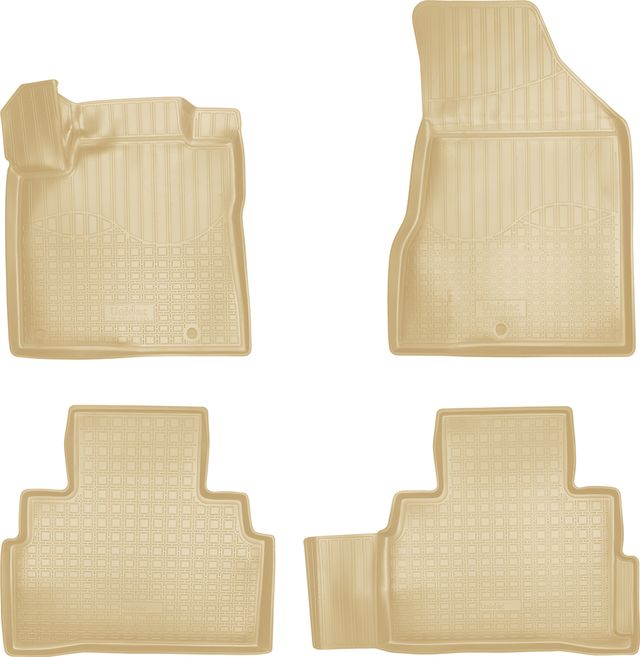 Коврики Норпласт для салона Nissan Murano Z52 2015-2026 БЕЖЕВЫЕ. Артикул NPA11-C61-224-B