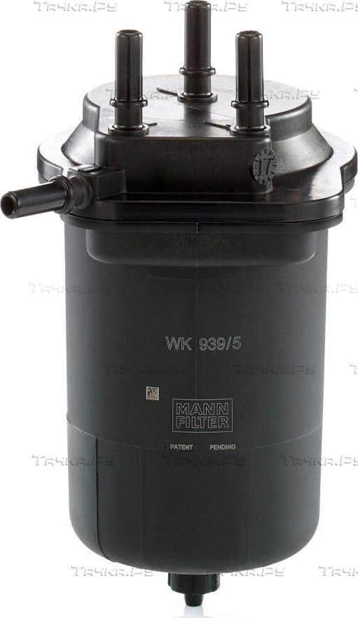 Топливный фильтр Mann-Filter для Renault Megane II 2005-2010. Артикул WK 939/5