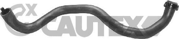 Патрубок радиатора (системы охлаждения) Cautex нижний для Peugeot 405 1987-1996. Артикул 036140