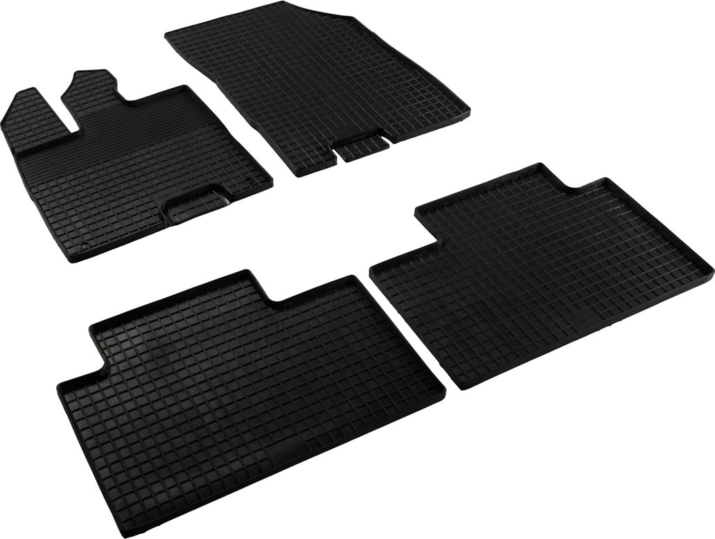 Коврики резиновые Seintex с узором сетка для салона GAC GS4 2WD 2024-2026 . Артикул 318929