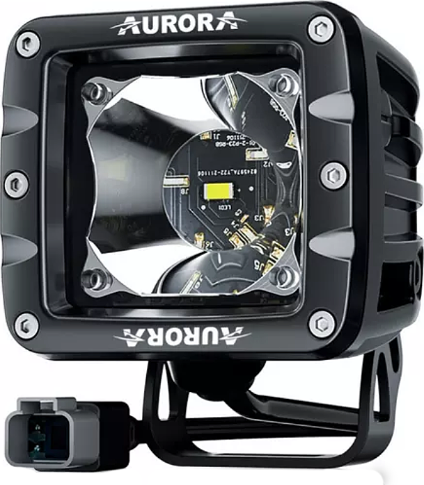 Светодиодная фара дальнего света Aurora 76x76 мм 30W (комплект 2 шт). Артикул ALO-2-P23H1