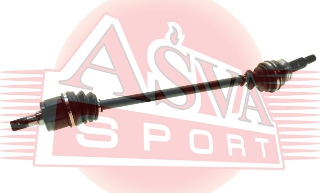 Полуось (привод в сборе, приводной вал) Asva. Артикул KARDU-XM