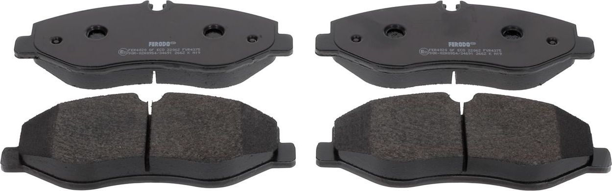 Тормозные колодки Ferodo Premier Eco Friction. Артикул FVR4375