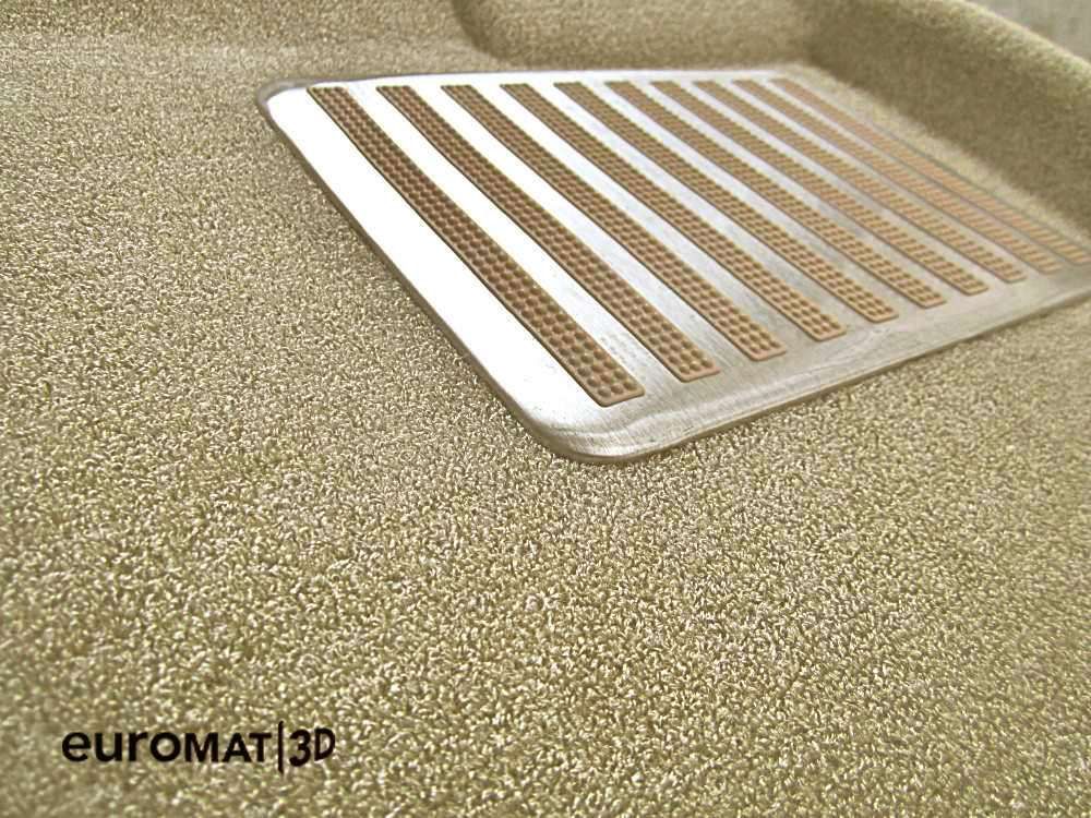 Коврики текстильные Euromat 3D Lux для салона Haval F7 2019-2026 Бежевые. Артикул EM3D-001404T