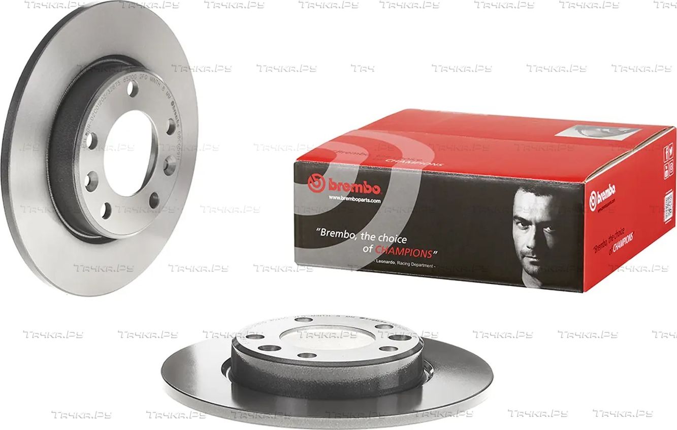 Тормозной диск Brembo UV Coated задний для Peugeot 308 II 2013-2026. Артикул 08.C659.11
