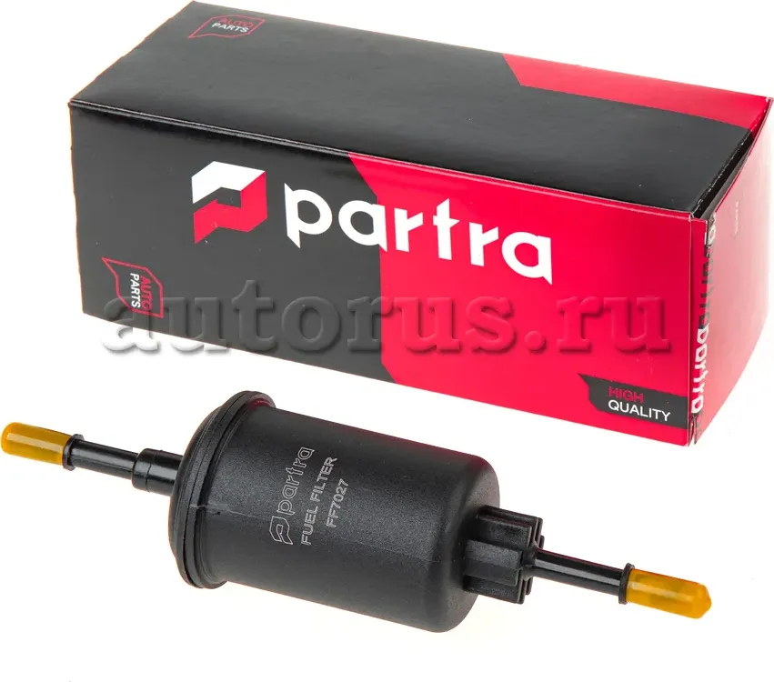 Фильтр топливный Ford Fiesta V (02-), Fusion/Fusion Plus, Mazda 2 PARTRA FF7027 Partra. Артикул FF7027