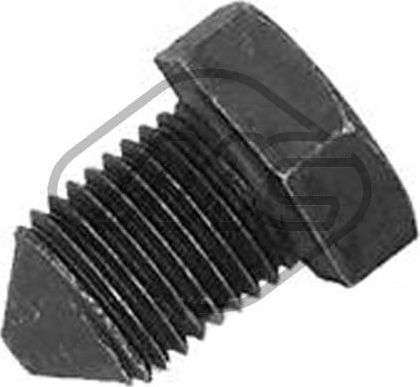 Сливная пробка масляного поддона двигателя Metalcaucho (сталь). Артикул 04209