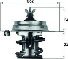 Термостат Mahle Behr. Артикул TX 7 83D
