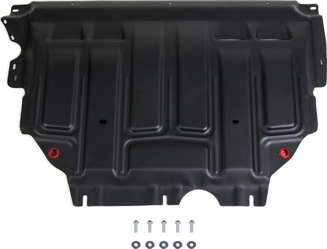 Защита АвтоБроня для картера и КПП Volkswagen Passat B8 FWD 2014-2019 2020-2024. Артикул 111.05128.1