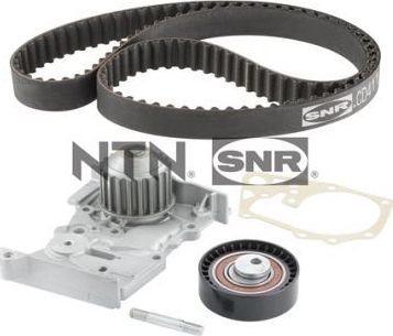 Помпа (водяной насос) с комплектом ремня ГРМ NTN / SNR. Артикул KDP455.590