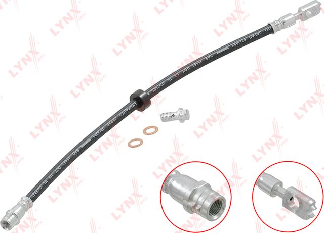 Тормозной шланг LYNXauto передний для Volkswagen Bora 1998-2004. Артикул BL-3057