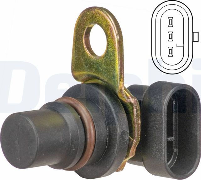 Датчик положения распредвала Delphi для Opel Combo C 2001-2011. Артикул SS11202