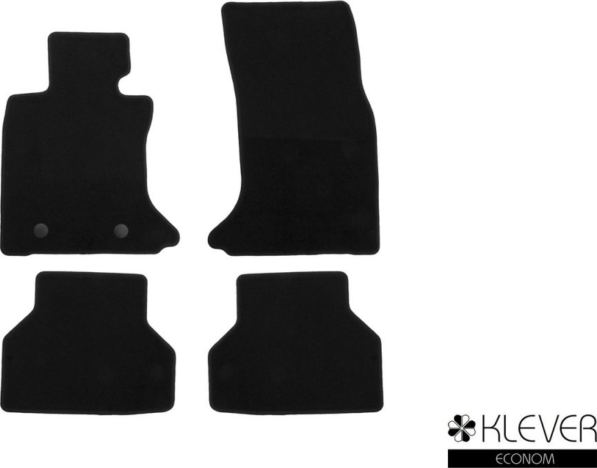 Коврики Klever Econom для салона BMW 5 E60 АКПП седан 2003-2010. Артикул KLEVER01050901200k