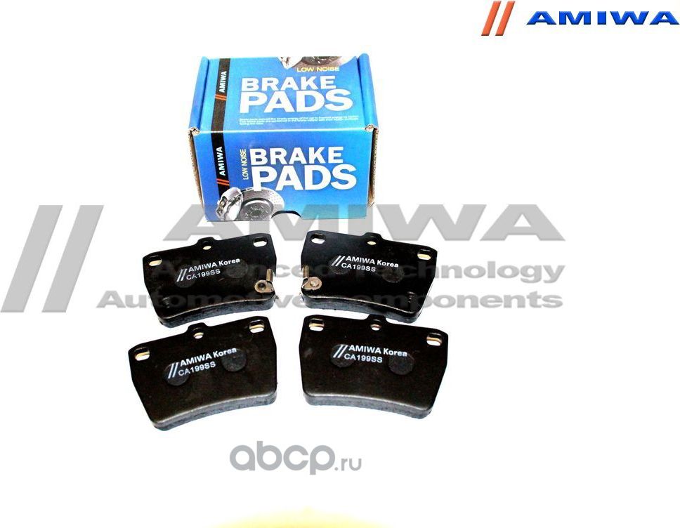 Колодки тормозные передние (Amiwa). Артикул CA199SS