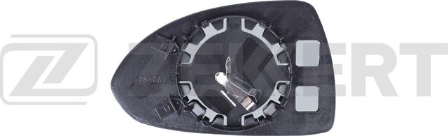 Зеркальное стекло бокового зеркала Zekkert правое для Opel Corsa E 2014-2019. Артикул SP-1069