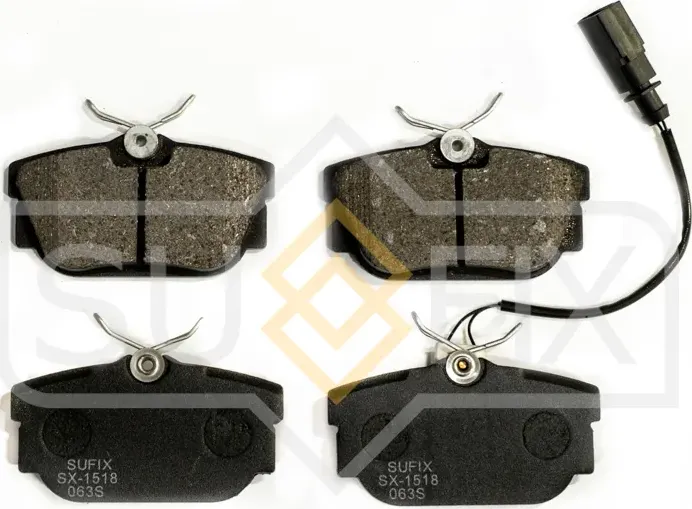 Колодки тормозные дисковые задние правые/левые VOLKSWAGEN TRANSPORTER IV Van 199 (Sufix). Артикул SX1518