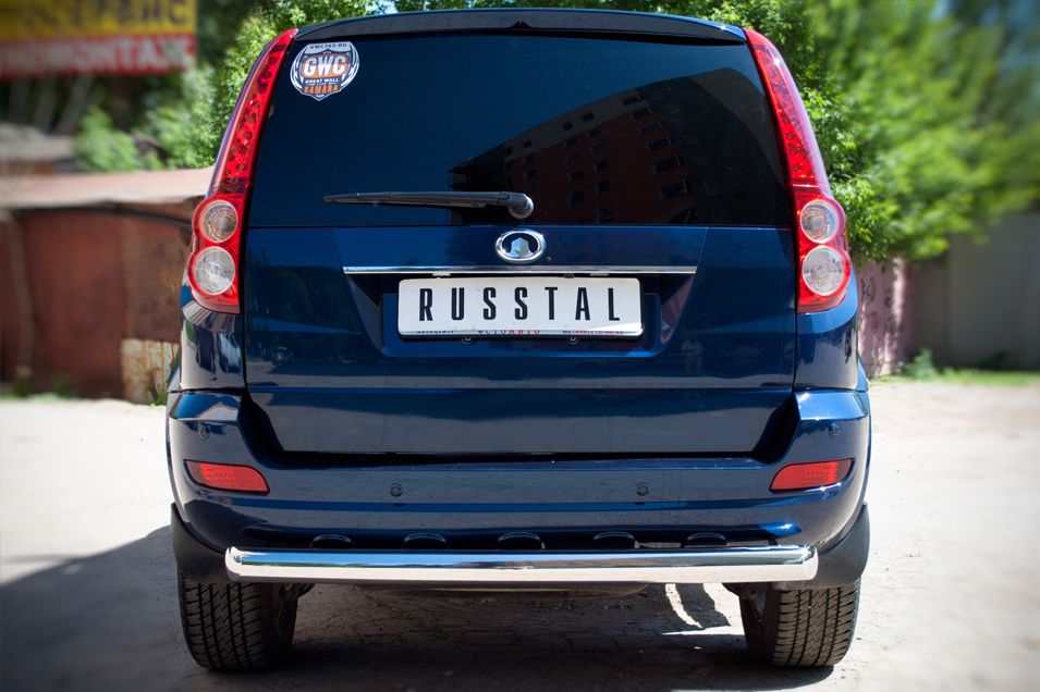 Защита RusStal заднего бампера d76 (дуга) для Great Wall Hover H5 2011-2016. Артикул GH5Z-000306
